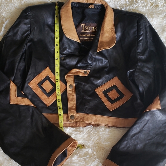 TSONAS leather bolero jacket - Picture 4 of 6